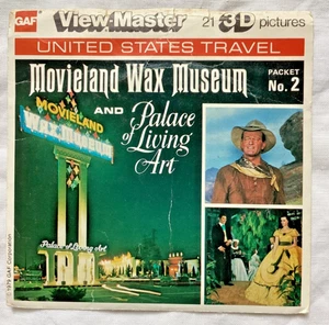 Movieland Wax Museum Packet 2 View Master Packet 1979 - Picture 1 of 2