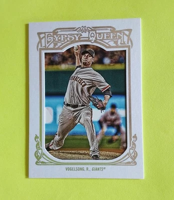 2013 Topps Gypsy Queen Enmarcado Blanco Ryan Vogelsong #323 Gigantes de San Francisco Foto 1 de 2