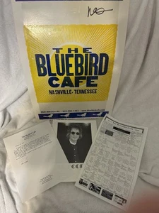 Affiche 14x23 The Bluebird Cafe Nashville Tennessee 2000 Al Kooper Auto Papers - Photo 1/7