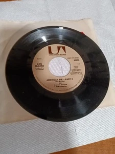 DON MCLEAN AMERICAN PIE PART 1 & 2 50856 45 RECORD - Picture 1 of 4