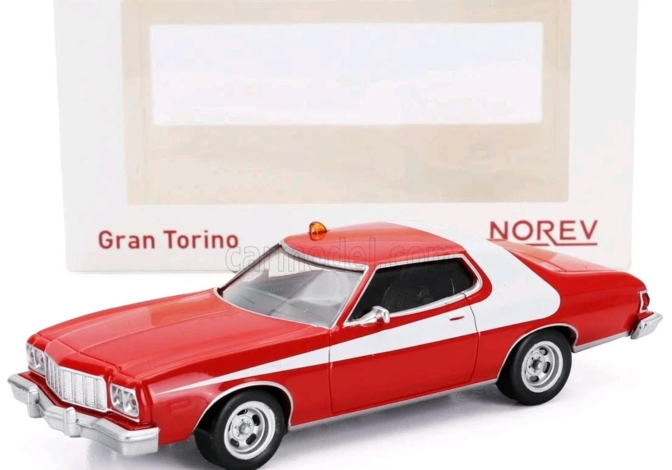 Ford Gran Torino 1975 Starsky e Hutch Norev 270586 Die Cast 1/43 Nuovo