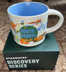 Starbucks Discovery Series Kaffeebecher South Dakota 14 Oz Neu im Karton volle Größe - Bild 1 von 5