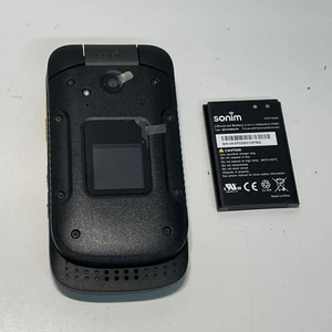 NEW! Sonim XP3 XP3800 - Black (Verizon) 4G Rugged Phone Only W/ Battry (R4) - Afbeelding 1 van 4