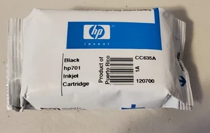 Cartuccia di inchiostro nero originale nuova HP 701 (CC635A) OEM - Foto 1 di 1