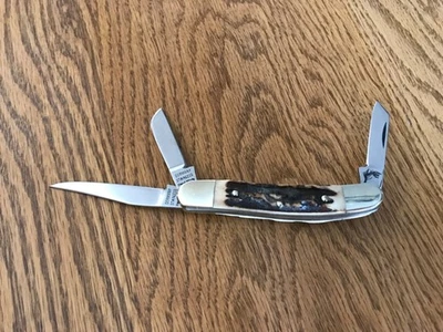 German Bull Model # G106 Handmade in Germany 3 Blade Stockman - Image 1 of 4