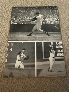 Vintage 1957 TED WILLIAMS BOSTON RED SOX Print Photo Magazine Clipping MLB 1950s - Picture 1 of 1