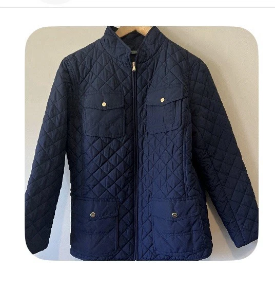 Lauren Ralph Lauren Women's Quilted Jacket Navy Blue Size 1X (XL) - Image 1 of 1