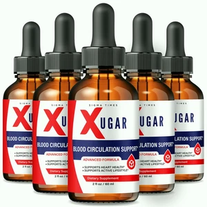 (5 Pack) Xugar Drops, Advanced Blood Health Support Formula for Stable Levels - Picture 1 of 12
