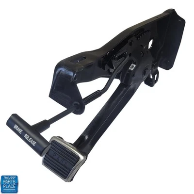 1969 Chevelle El Camino Park Parking Brake Assembly with Pedal Pad and Trim - Image 1 of 3