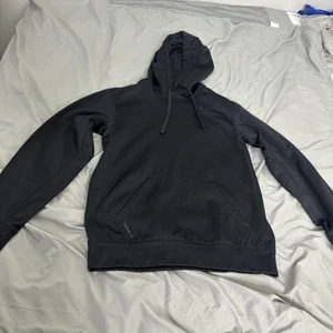 Felpa Nike Therma-Fit nera con cappuccio pullover taglia small vestibilità atletica - Foto 1 di 8