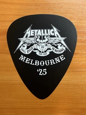 Metallica Jumbo Giant Guitar Pick Pop Up Store Melbourne Australia Limited 2025 - image 1 of 2