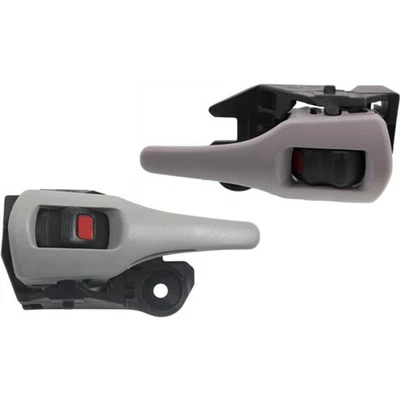 Interior Door Handle For 2009-2013 Toyota Corolla Matrix Set of 2 Gray lever Foto 1 de 4