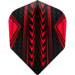 DataDart Pro 100 Trans Red No6 Dart Flights - Picture 1 of 2