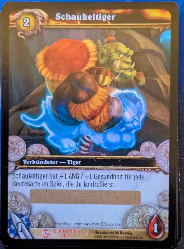 WoW Tcg Loot Card Schaukeltiger - Code unbenutzt - Bild 1 von 1