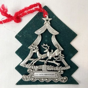 Gish Zinnbaum mit Hirsch Ornament - CFD 100th Anniversary Cheyenne Frontier Days - Bild 1 von 4