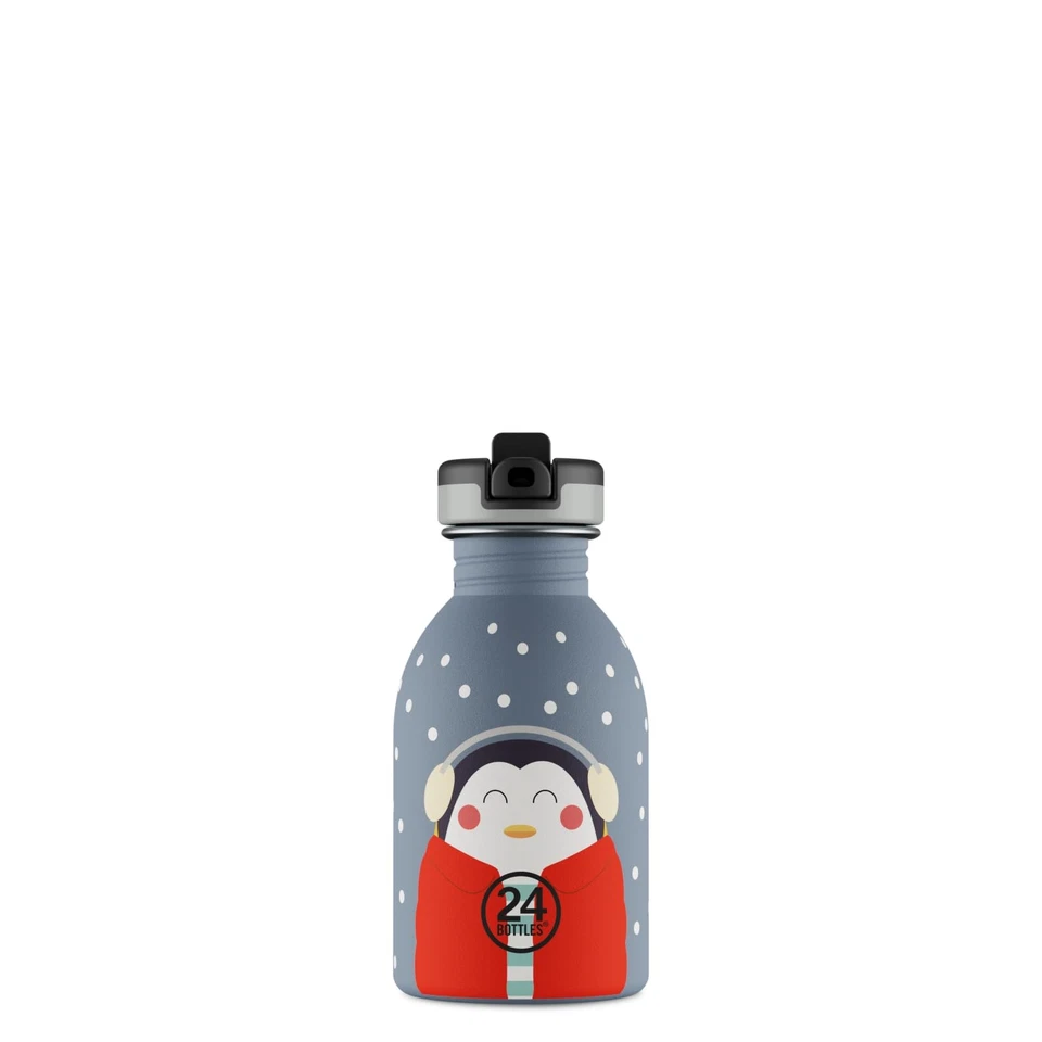 24Bottles Happy Penguin Children's Water Bottle 250ml - Image 1 of 1