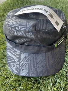 *NEW w TAG* Genuine Parts KAWASAKI MONSTER ENERGY Hat M/L Cotton K3 - Picture 1 of 11