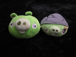 Angry Birds Plush 5" NO SOUND Corporal Pig Cracked Helmet Bad Piggies  - Picture 1 of 2