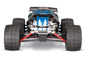 TRAXXAS RC Brush. Buggy E Revo 4WD 1/16 2,4 Ghz RTR Blau 71076-8 - Bild 1 von 12