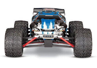TRAXXAS RC Brush. Buggy E Revo 4WD 1/16 2,4 Ghz RTR Blau 71076-8 - Bild 1 von 4