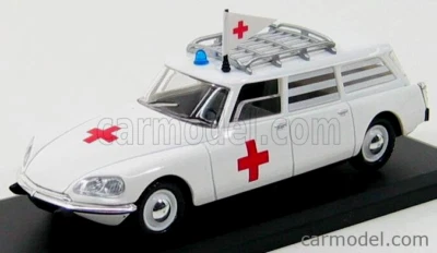 wonderful modelcar 1:43 CITROEN DS BREAK AMBULANCE RED CROSS- white - Image 1 of 3