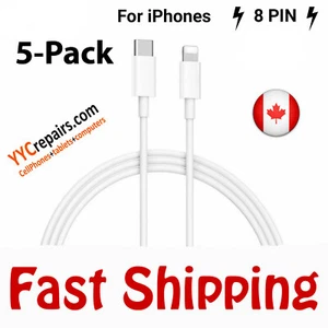 Câble de Charge Rapide USB Type C vers 8 Broches Données iOS PD pour iPad, iPhone 8 10 11 12 13 - Photo 1 sur 3
