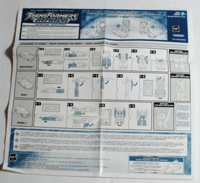 Transformers Armada Robots In Disguise Manual Only Street Speed #80729 - Image 1 of 4