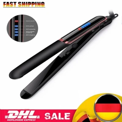 Keramik Curl Straight Lockenstab Haarglätter Glätteisen-Lockenwickler 2In1,DE - Bild 1 von 4