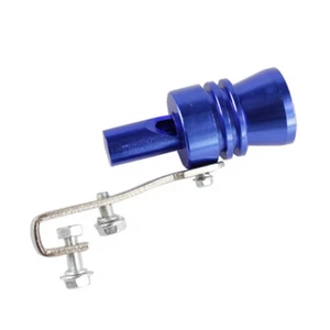 BLUE Fake Turbo Sound Exhaust Whistle Blow off Valve Simulator Whistler XL - Picture 1 of 6