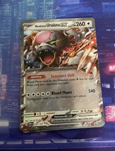 Pokemon Bloodmoon Ursaluna EX 141/167 Twilight Masquerade Ultra Rare Holo NM - Picture 1 of 1