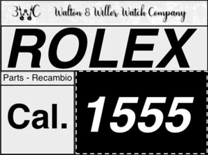 1 pc Rolex Cal. 1555 vintage watch parts GENUINE original OEM NOS - Imagen 1 de 12
