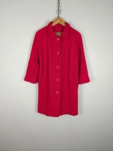 Aquascutum Vintage Wollmantel Jacke Rosa Gr. M - Bild 1 von 9