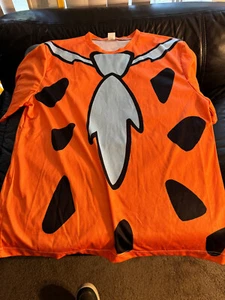 Camisa Fred Picapiedra 100% Poliéster Grande La Dibujos Animados de Picapiedra - Imagen 1 de 2