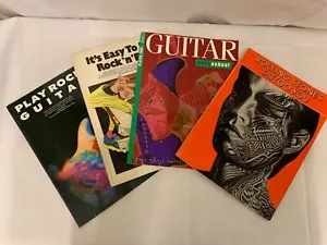 4x Guitar Sheet Music Books Easy to Play Rock 'n' Roll Rolling Stones Tattoo You - Picture 1 of 10