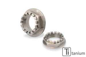 Cnc Racing Pair Of Wheel Nuts Monoblock Titanium Ducati Monster S2R 800 - Picture 1 of 1