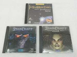 StarCraft & Brood War Expansion & Insurrection Campaigns PC Game Lot No CD Keys - Picture 1 of 11