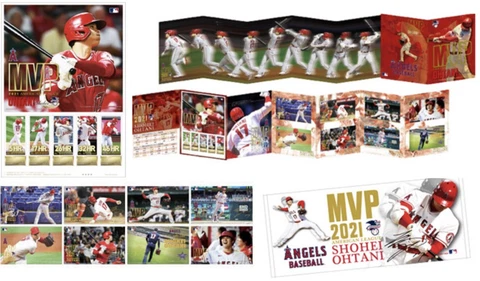 Shohei Ohtani Premium Frame Stamp Face Towel Post card SET Japan Post Limited Cover