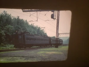 Original Railroad Slide Erie Lackawanna cars - Picture 1 of 6
