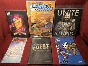 LOOT CRATE MAGAZINE LOT Magazines Stickers Magnets Decal Range Sheets SHIPS FREE - Imagen 1 de 8
