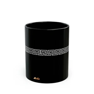 Greek cup Black Mug (11oz, 15oz) - Picture 1 of 5