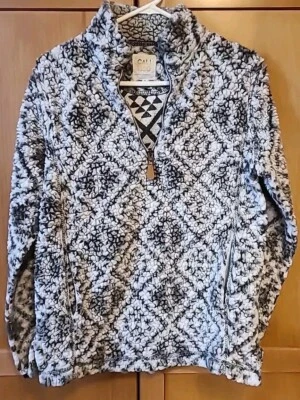 Cali 1850 Brand women's sherpa aztec pull over Quarter Zip size small Western  - Image 1 of 4