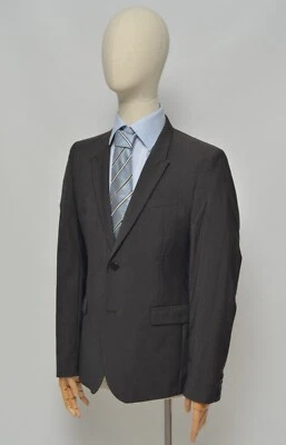 Chaqueta Blazer GIVENCHY Paris Luxury Para Hombre Gris Lana Virgen Talla 48 Foto 1 de 4