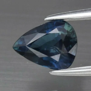 zaffiro blu naturale pera sciolto sfuso 1.11 ct - loose natural blue sapphire - Imagen 1 de 1