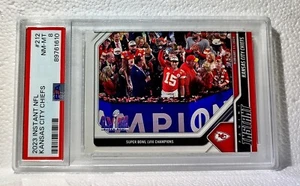 Tarjeta del Superbowl Kansas City Chiefs 2023 Panini NFL #212 1 de 760 PSA 8 casi nueva-como nueva - Imagen 1 de 2