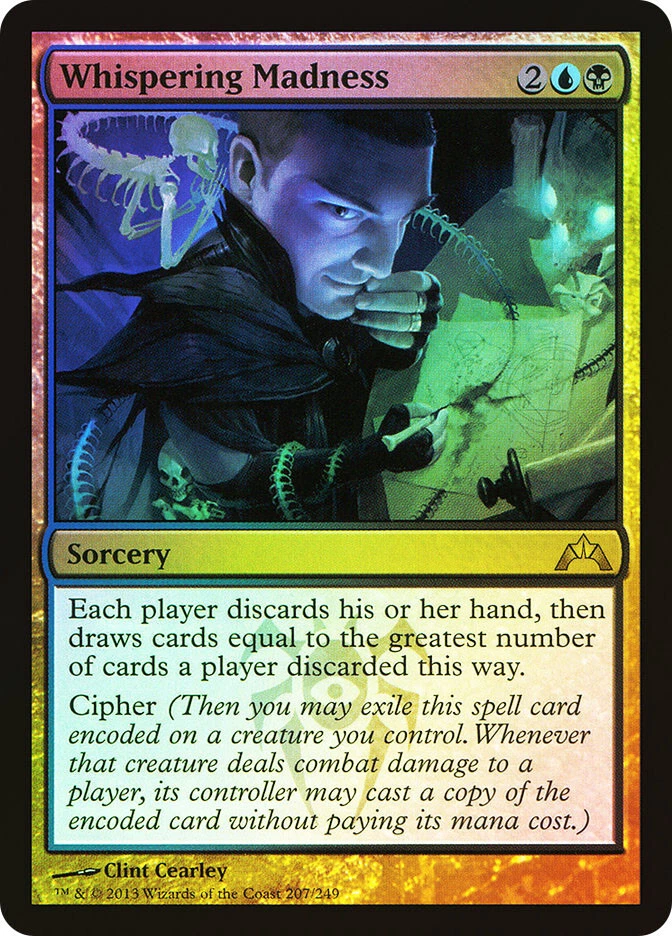 MTG FOIL Whispering Madness  - Gatecrash #207 - Image 1 of 1