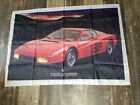 VINTAGE 1986 TESTAROSSA FLAG ONE STOP POSTERS..31x44 1/2 inches MIAMI VICE