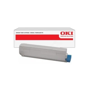 GENUINE OKI BLACK Toner Cartridge 44844616 C822 Brand New Sealed (7000 Pages) - Picture 1 of 2
