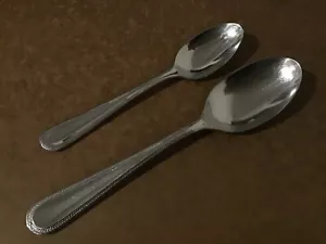 2 Gorham 18/10 Serving Spoons ~ Braid - Picture 1 of 4