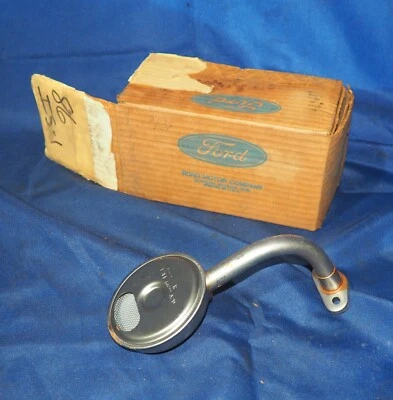 1984-1985 Ford Escort EXP Lynx 1.6L Engine Oil Pump Pickup & Screen Genuine OEM - Image 1 of 4