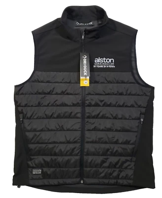 Dri Duck DDX Vest Men's Large Black Soft Shell Quilted Full Zip - Image 1 of 4